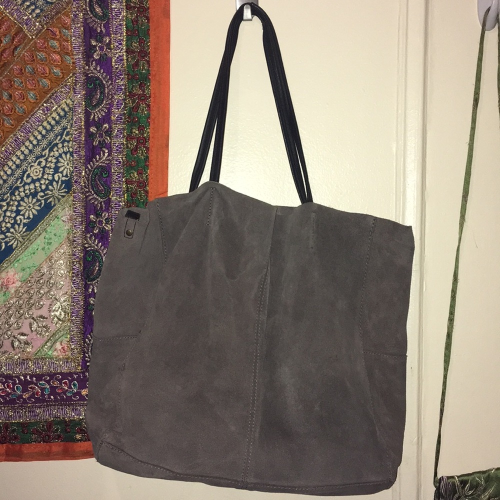 Suede Tote Bag
